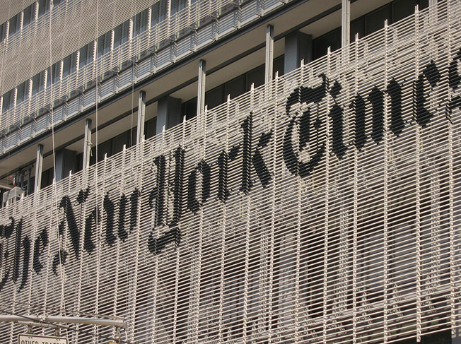 New York Times building, Benson Glass, facade