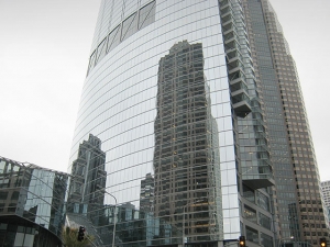 Wilshire Grand, skyscraper, curtainwall, Los Angeles, California